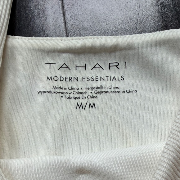 Tahari Cream Tank Top for Women - Picture 2 of 2